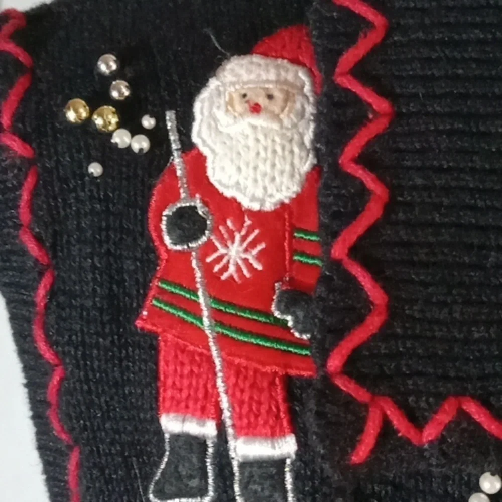 Design originals zip up Christmas vest size large - Picture 5 of 8